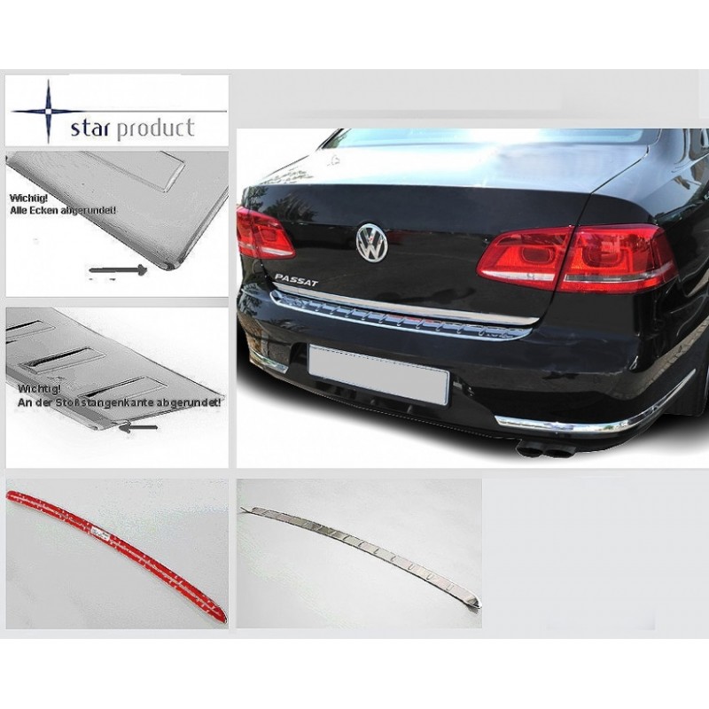 PROTECTOR PARACHOQUES ACERO INOXIDABLE VW PASSAT LIMOSINE B7 201