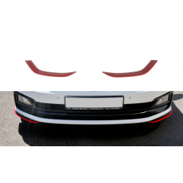 SPLITERS V5 PARACHOQUES DELANTERO VW POLO MK6 GTI 2017  MAXTON