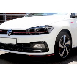 SPLITERS V5 PARACHOQUES DELANTERO VW POLO MK6 GTI 2017  MAXTON