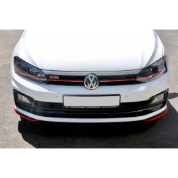 SPLITERS V5 PARACHOQUES DELANTERO VW POLO MK6 GTI 2017  MAXTON