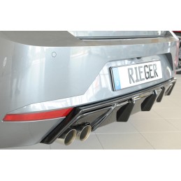 Difusor trasero Seat Ibiza KJ RIEGER Negro brillo