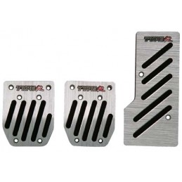JUEGO CUBREPEDALES  ldquo TYPE R rdquo  ALUMINIO