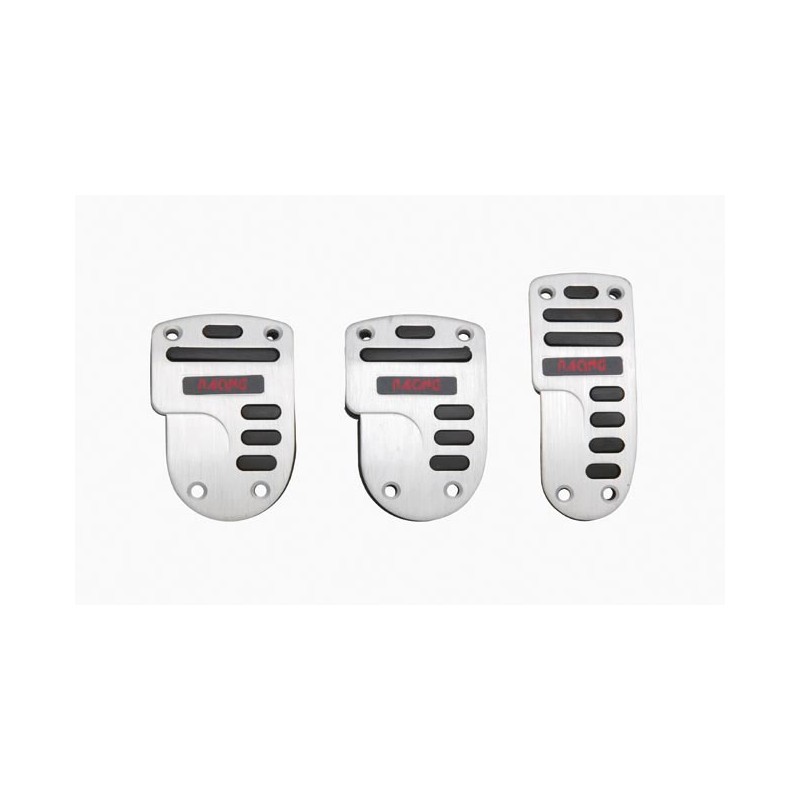 JUEGO CUBREPEDALES  ldquo  TT  ldquo  ALUMINIO