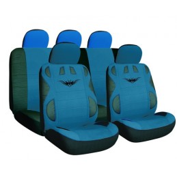 FUNDA TEXTIL PARA ASIENTOS  ldquo TRIBAL rdquo   AZUL