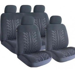 FUNDA TEXTIL PARA ASIENTOS  NEGRO
