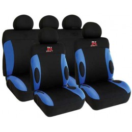 FUNDA TEXTIL PARA ASIENTOS  ldquo GT R DRIFT rdquo   AZUL