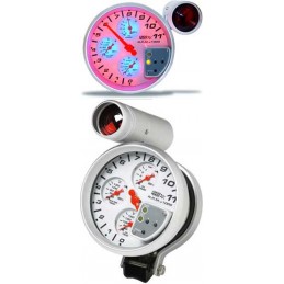 CONJUNTO MEDIDORES  ldquo RACE SPORT rdquo  5 rdquo  4 EN 1   12V