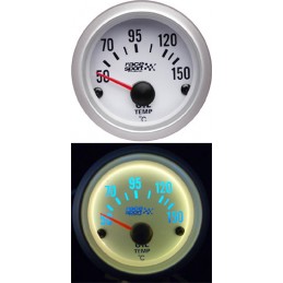 TERMO TEMP ACEITE  ldquo RACE SPORT rdquo DIA 52 MM 12V 