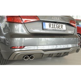 DIFUSOR TRASERO AUDI A3 8V 3 5 PTAS S LINE 2016  CARBON LOOK