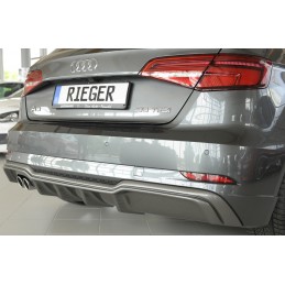 DIFUSOR TRASERO AUDI A3 8V 3 5 PTAS S LINE 2016  CARBON LOOK