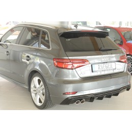 DIFUSOR TRASERO AUDI A3 8V 3 5 PTAS S LINE 2016  NEGRO BRILLO