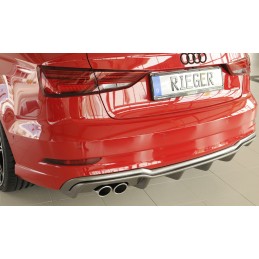 DIFUSOR TRASERO AUDI A3 8V Sedan Cabrio S LINE 2016  CARBON LOOK