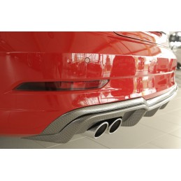 DIFUSOR TRASERO AUDI A3 8V Sedan Cabrio S LINE 2016  CARBON LOOK