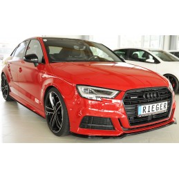 ESPADA LIP DELANTERO AUDI A3 8V S LINE 2016  NEGRO BRILLO