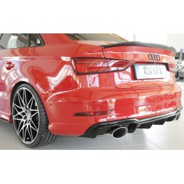 DIFUSOR TRASERO AUDI A3 8V Sedan Cabrio S LINE 2016  NEGRO BRILL