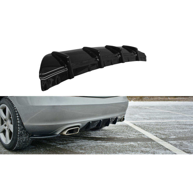 DIFUSOR PARAGOLPES TRASERO MERCEDES BENZ SLK R172 2011 2015 MAXT