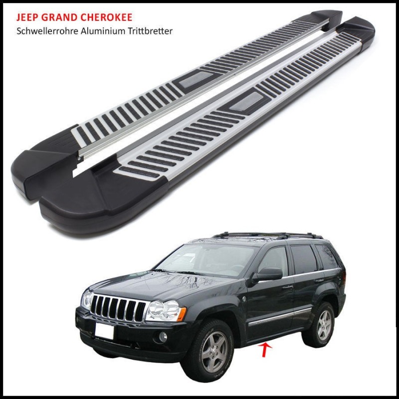 ESTRIBOS LATERALES JEEP GRAND CHEROKEE 2005 2011 MODELO 2
