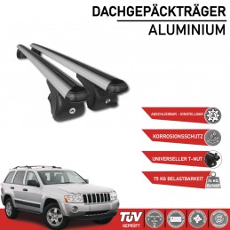 BARRAS TECHO JEEP CHEROKEE 2005 2010 ALUMINIO