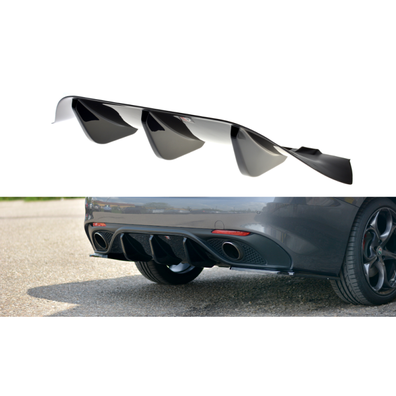 DIFUSOR PARAGOLPES TRASERO ALFA ROMEO GIULIA VELOCE 2015  MAXTON