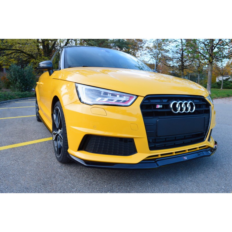 SPLITER PARAGOLPES DELANTERO AUDI S1 MK1 2014 2018 MAXTON