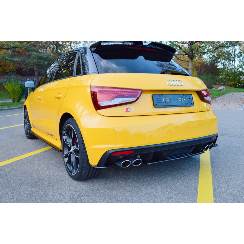 SPLITERS PARAGOLPES TRASERO AUDI S1 MK1 2014 2018 MAXTON