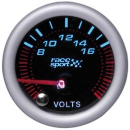 VOLTIMETRO  ldquo PHANTOM LOOK rdquo  DIA 52MM  12V 