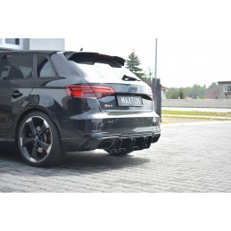 DIFUSOR V2 PARAGOLPES TRASERO AUDI RS3 8V FL SPORTBACK 2017  MAX