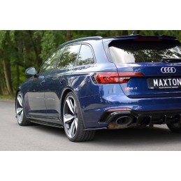 SPLITERS PARAGOLPES TRASERO AUDI RS4 B9 AVANT 2017  MAXTON