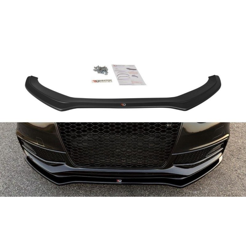 ESPADA LIP V2 PARAGOLPES DELANTERO AUDI S4 B8 FL 2012 2015 MAXTO