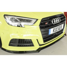 ESPADA LIP DELANTERO AUDI A3 S3 8V Y S LINE 2016  NEGRO BRILLO
