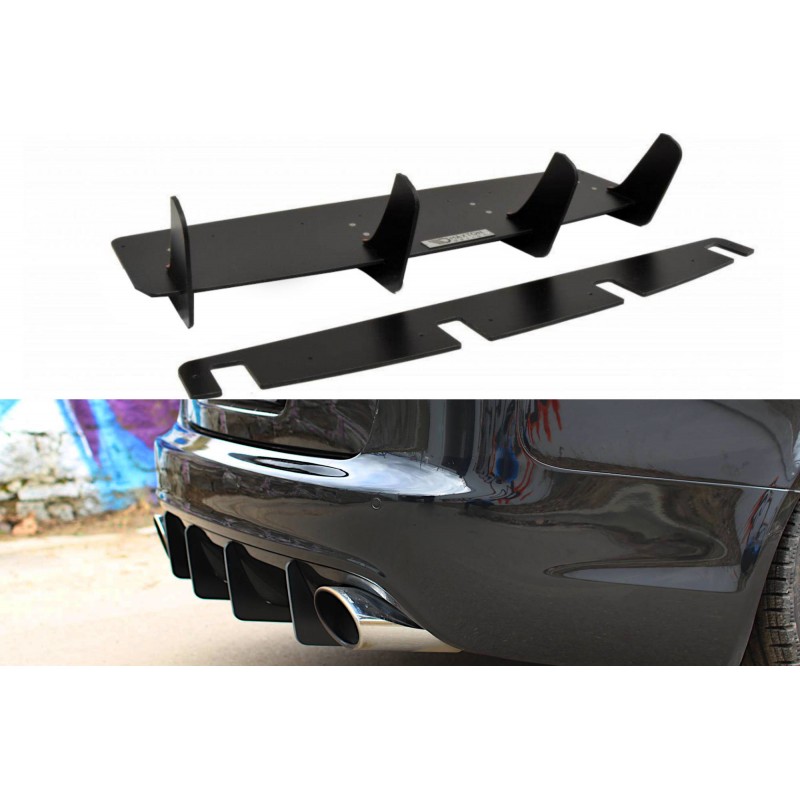 DIFUSOR PARAGOLPES TRASERO AUDI RS6 C6 AVANT 2008 2010 MAXTON