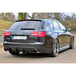 DIFUSOR PARAGOLPES TRASERO AUDI RS6 C6 AVANT 2008 2010 MAXTON