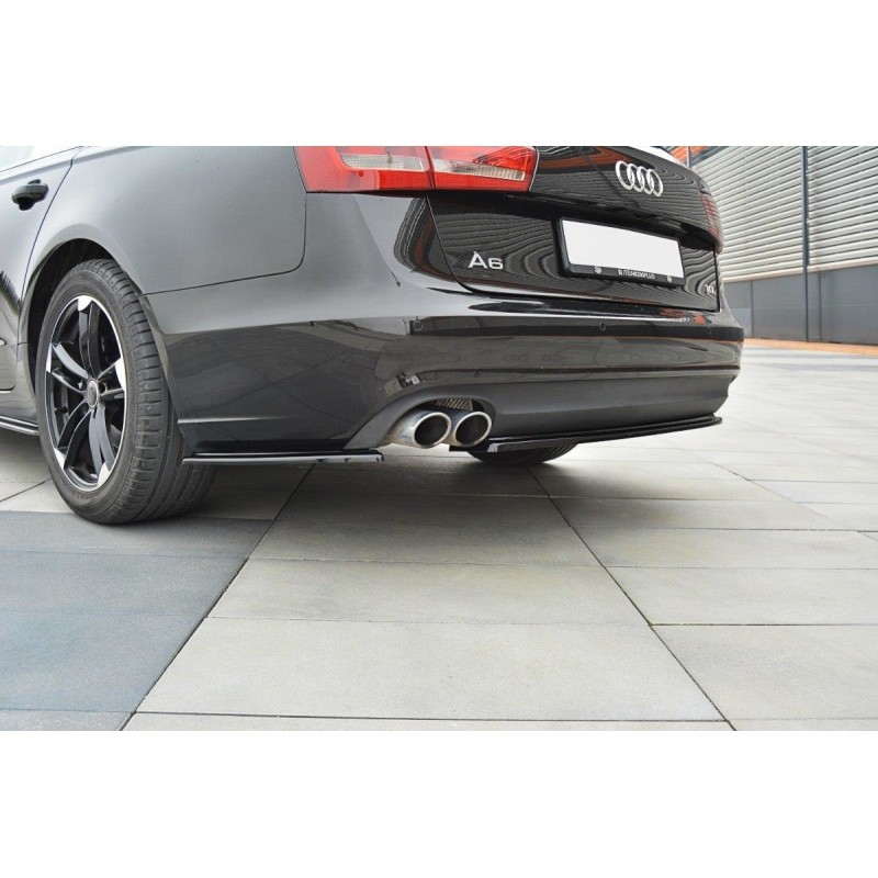 SPLITERS PARAGOLPES TRASERO AUDI A6 C7 AVANT 2011 2014 MAXTON