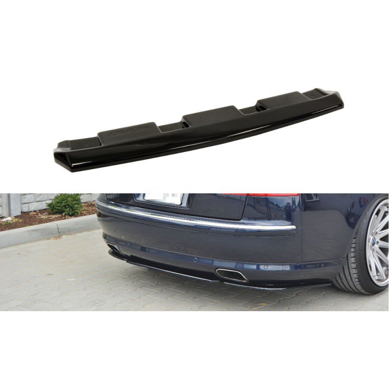 DIFUSOR V1 PARAGOLPES TRASERO AUDI S8 D3 2006 2010 MAXTON