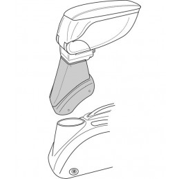 Apoyabrazos Armster HONDA CIVIC VII 02 01     12 05     3 5 PUER
