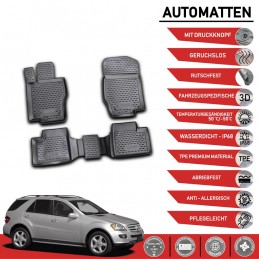 ALFOMBRA GOMA DE 3D MERCEDES ML W164 2005 2011