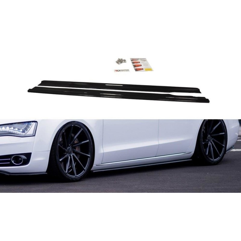 DIFUSORES LATERALES AUDI A8 D4 2009 2013 MAXTON