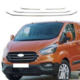 CUBRE PARRILLAS ACERO INOXIDABLE FORD TRANSIT CUSTOM 2018 