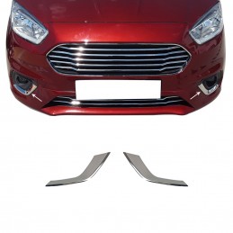 CUBRE MARCOS ACERO INOXIDABLE ANTINIEBLAS FORD TOURNEO COURIER 2