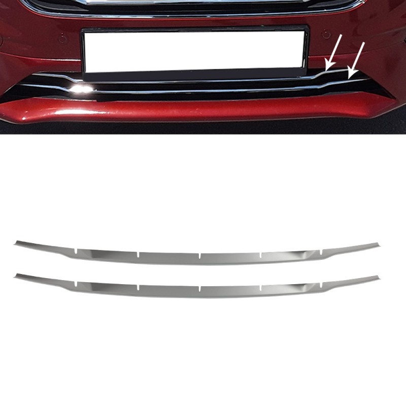 CUBRE PARRILLAS INFERIORES ACERO INOXIDABLE FORD TOURNEO COURIER