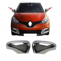 CUBRE RETROVISORES ACERO INOXIDABLE RENAULT CAPTUR 2013 2019