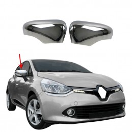 CUBRE RETROVISORES ACERO INOXIDABLE RENAULT CLIO IV 2012 2019