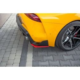 SPLITERS PARACHOQUES TRASERO ROJO TOYOTA SUPRA MK5 2019  MAXTON