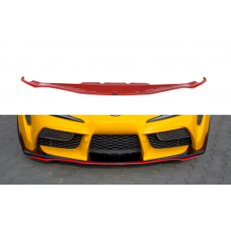 ESPADA LIP V3 ROJA PARACHOQUES DELANTERO TOYOTA SUPRA MK5 2019  