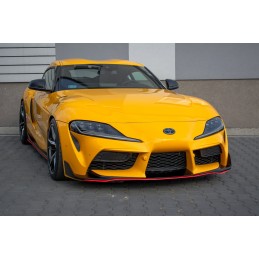 ESPADA LIP V3 ROJA PARACHOQUES DELANTERO TOYOTA SUPRA MK5 2019  