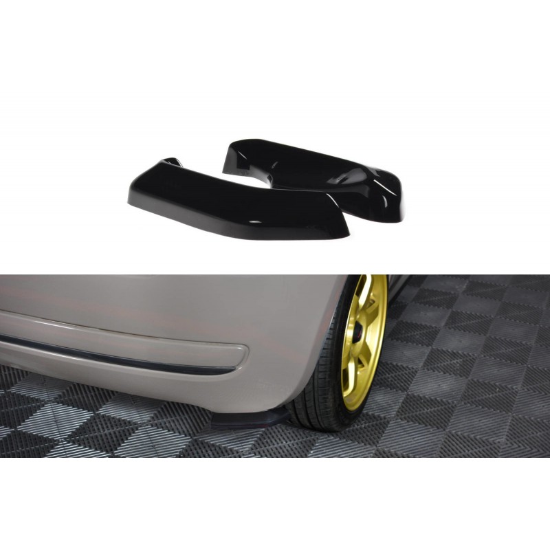 SPLITERS PARACHOQUES TRASERO FIAT 500 2007 2015 MAXTON