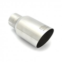 Embellecedor Escape Redondo O90 mm en angulo   Longitud 180 mm  