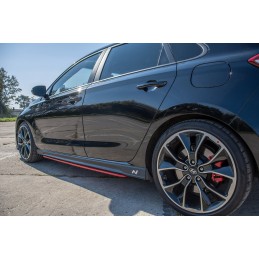 DIFUSORES LATERALES HYUNDAI I30 MK3 N 2017  MAXTON ROJOS