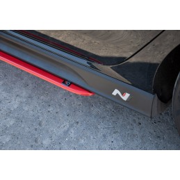 DIFUSORES LATERALES HYUNDAI I30 MK3 N 2017  MAXTON ROJOS