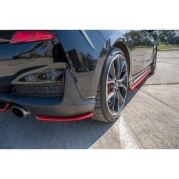 SPLITERS PARACHOQUES TRASERO HYUNDAI I30 N MK3 2016  MAXTON ROJO